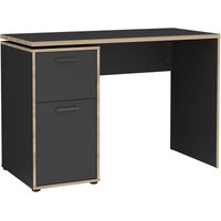 Jugendzimmer Schreibtisch in anthrazit matt mit Eiche Kante EMPOLI-10, b/h/t ca. 110,6/75,2/50,3 cm Jugendzimmer Schreibtisch in anthrazit matt mit Eiche Kante EMPOLI-10, b/h/t ca. 110,6/75,2/50,3 cm von LOMADOX