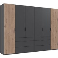 Kleiderschrank 300 cm breit modern in grau mit Eiche BIELLA-43 Kleiderschrank 300 cm breit modern in grau mit Eiche BIELLA-43 von LOMADOX