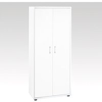 Lomadox - Aktenschrank 5 oh, STETTIN-16 weiss, b x h x t: 65 x 182 x 34 cm - weiß von LOMADOX