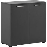 Lomadox - Aktenschrank Büro META-80 in anthrazit, b/h/t: ca. 80,2/84,2/41 cm - anthrazit von LOMADOX