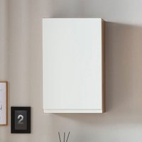Lomadox - Bad Hängeschrank in Wotan Eiche Nb. mit weiß matt VASTO-03-WHITE, b/h/t ca. 40/64/20 cm von LOMADOX