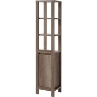 Bad-Möbel Hochschrank, Country Eiche Nb. MOSINA-56, b x h x t ca. 40 x 185 x 35cm von LOMADOX
