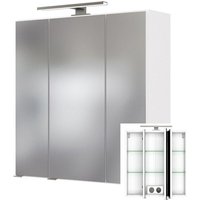 Lomadox - Badezimmer 3D-Spiegelschrank 60cm in weiß GHOM-03 mit 3 gedämpften Türen, b/h/t ca. 60/64/20 cm Lomadox - Badezimmer 3D-Spiegelschrank 60cm in weiß GHOM-03 mit 3 gedämpften Türen, b/h/t ca. 60/64/20 cm von LOMADOX