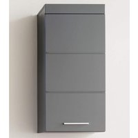 Lomadox - Badmöbel Hängeschrank ALTENA-19 in Grau Hochglanz, b/h/t: ca. 37/77/23 cm von LOMADOX