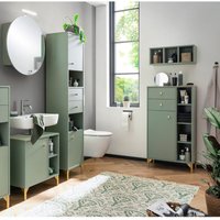 Lomadox - Badmöbel Set inkl. Spiegelschrank ANGERS-80 in mint von LOMADOX