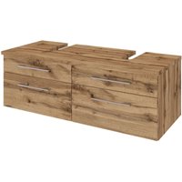 Lomadox - Doppel Waschtischunterschrank 120 cm, mit Siphonausschnitten TAREE-03 in wotaneiche Nb. Lomadox - Doppel Waschtischunterschrank 120 cm, mit Siphonausschnitten TAREE-03 in wotaneiche Nb. von LOMADOX