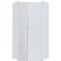 Eckkleiderschrank weiß mit Eiche hell COLLINS-133 Eckkleiderschrank weiß mit Eiche hell COLLINS-133 von LOMADOX