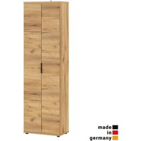 Lomadox - Garderobenschrank RABAT-01 in Navarra Eiche Nb., b/h/t: ca. 59/199/34 cm von LOMADOX