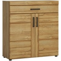 Lomadox - Garderobenschrank Schuhschrank mit Schublade in Grandson Eiche Nb. CARIATI-129, b/h/t ca. 92,8/100,2/38 cm von LOMADOX