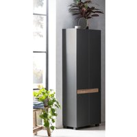 Lomadox - Hochschrank CORATO-80 in Anthrazit mit Absetzung in Wildeiche Nb., b/h/t: ca. 56,9/164,5/33 cm Lomadox - Hochschrank CORATO-80 in Anthrazit mit Absetzung in Wildeiche Nb., b/h/t: ca. 56,9/164,5/33 cm von LOMADOX