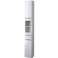 Hochschrank UDINE-03, Hochglanz weiß, b x h x t ca.: 25 x 181 x 20cm Hochschrank UDINE-03, Hochglanz weiß, b x h x t ca.: 25 x 181 x 20cm von LOMADOX