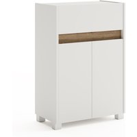 Lomadox - Kommode Unterschrank Seitenschrank CORATO-80 in weiß mit Blende in Wildeiche Nb. Lomadox - Kommode Unterschrank Seitenschrank CORATO-80 in weiß mit Blende in Wildeiche Nb. von LOMADOX