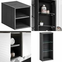 Lomadox - Regal Unterschrank LARCIANO-56 in Sherman Oak Nb., b/h/t: ca. 30/36,7/44 cm Lomadox - Regal Unterschrank LARCIANO-56 in Sherman Oak Nb., b/h/t: ca. 30/36,7/44 cm von LOMADOX