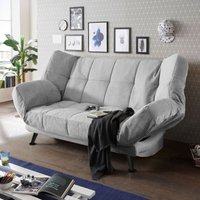 Schlafsofa mit Bettkasten in 208x134 cm INSUL-09, in der Farbe denim - blau von LOMADOX