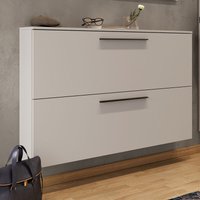 Lomadox - Schuhschrank mit Klappen UTRERA-01 in Kaschmir, b/h/t: ca. 140/85/19 cm Lomadox - Schuhschrank mit Klappen UTRERA-01 in Kaschmir, b/h/t: ca. 140/85/19 cm von LOMADOX