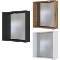 Lomadox - Spiegelpaneel mit Touch led Einbauleuchten TAREE-03 in wotaneiche Nb. von LOMADOX