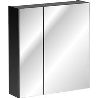 Lomadox - Spiegelschrank 60cm, matt schwarz PUEBLA-56-BLACK Lomadox - Spiegelschrank 60cm, matt schwarz PUEBLA-56-BLACK von LOMADOX