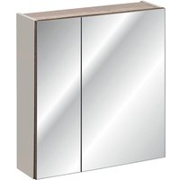 Lomadox - Spiegelschrank 60cm PUEBLA-56-TAUPE in taupe mit Vintage Oak Nb., b/h/t ca. 60/65/16 cm Lomadox - Spiegelschrank 60cm PUEBLA-56-TAUPE in taupe mit Vintage Oak Nb., b/h/t ca. 60/65/16 cm von LOMADOX