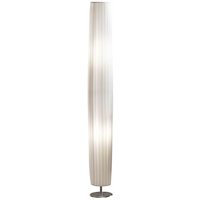 Stehlampe rund weiß, Plisseé Lampenschirm - b/t/h: 15/15/120cm - weiß von LOMADOX