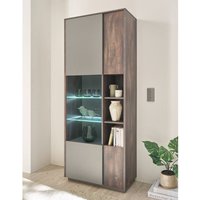 Lomadox - Vitrine mit Beleuchtung in Eiche mit anthrazit LAFAYETE-61 Lomadox - Vitrine mit Beleuchtung in Eiche mit anthrazit LAFAYETE-61 von LOMADOX