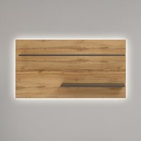 Lomadox - Wandpaneel inkl. LED-Beleuchtung CRISP-61 in Wotan Eiche Nb. mit Absetzungen in anthrazit, b/h/t: ca. 155/80/20 cm Lomadox - Wandpaneel inkl. LED-Beleuchtung CRISP-61 in Wotan Eiche Nb. mit Absetzungen in anthrazit, b/h/t: ca. 155/80/20 cm von LOMADOX