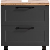 Lomadox - Waschbeckenunterschrank 60 cm in dunkelgrau MARLING-03, b/h/t ca. 60/55/35 cm Lomadox - Waschbeckenunterschrank 60 cm in dunkelgrau MARLING-03, b/h/t ca. 60/55/35 cm von LOMADOX