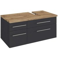 Lomadox - Waschtischunterschrank 90 cm, Siphonausschnitt Rechts TAREE-03 in matt grau Lomadox - Waschtischunterschrank 90 cm, Siphonausschnitt Rechts TAREE-03 in matt grau von LOMADOX