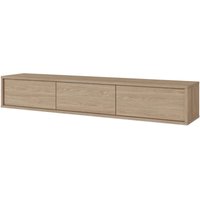 Lowboard 180 cm breit, hängend oder stehend, Eiche FORLI-83 von LOMADOX
