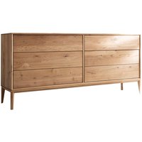 Massivholz Kommode Eiche massiv geölt CUNEO-137 von LOMADOX