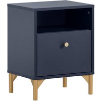 Nachttisch in blau, ALBENGA-80 von LOMADOX