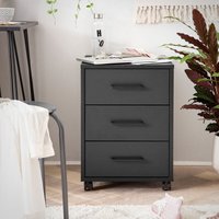 Rollcontainer 40cm breit in schwarz, RUMA-80 Rollcontainer 40cm breit in schwarz, RUMA-80 von LOMADOX