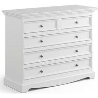 Schlafzimmer Kommode, Massivholz in weiß BORMIO-163 von LOMADOX