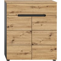 Schuhkommode modern in Eiche mit grau CORTONA-158 Schuhkommode modern in Eiche mit grau CORTONA-158 von LOMADOX
