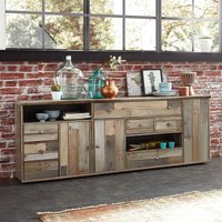 Sideboard Vintage Driftwood Braun BRANSON-36 b/h/t ca. 193/80/48 cm - braun von LOMADOX