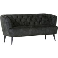 Lomadox - Sofa für Wohn- und Esszimmer in dunkelgrau TARRAS-123 mit Chesterfield Steppung, b/h/t: ca. 170/83/70 cm Lomadox - Sofa für Wohn- und Esszimmer in dunkelgrau TARRAS-123 mit Chesterfield Steppung, b/h/t: ca. 170/83/70 cm von LOMADOX
