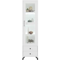 Vitrine mit Beleuchtung weiß BEND-133 Vitrine mit Beleuchtung weiß BEND-133 von LOMADOX