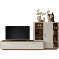 Wohnwand in Eiche und weiß modern, 2-teilig - SAGUNTO-05 Wohnwand in Eiche und weiß modern, 2-teilig - SAGUNTO-05 von LOMADOX