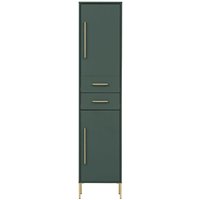 schmaler Hochschrank KELLA-80 in waldgrün, B/H/T: ca. 40,5/184,3/33,1 cm schmaler Hochschrank KELLA-80 in waldgrün, B/H/T: ca. 40,5/184,3/33,1 cm von LOMADOX