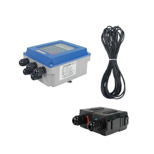 Digitaler Durchflussmessersensor Ultraschall-Durchflussmesser, wandmontierter, nichtinvasiver digitaler Durchflussmesser for Flüssigkeiten, RS485, 4-20 mA, Rohrdurchflussmesser(M probe) von LOMCOT