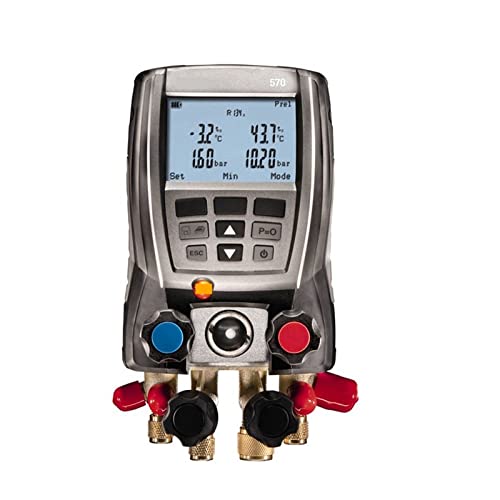 Digitales Manometer 570-2 Digital-Verteiler-Gauger-Kit 4-Ventile mit 2 Klemmen Kühldruckmessgerät Datenspeicherung Interner Vakuumsensor Digitales Manometer 570-2 Digital-Verteiler-Gauger-Kit 4-Ventile mit 2 Klemmen Kühldruckmessgerät Datenspeicherung Interner Vakuumsensor von LOMCOT