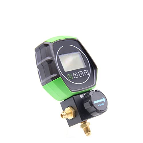 Digitales Manometer Digital-Verteiler-Spurkühlung-Vakuumdrucktemperatur-Leck-Tester-Dignostic-Werkzeug for 90 Arten von Kältemitteln(Single dial) von LOMCOT
