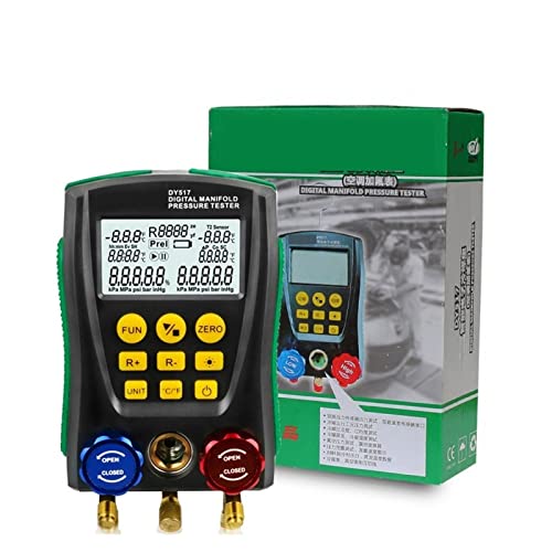 Digitales Manometer Digitale Verteilermühlung Dy517. Digital-Verteiler-Vakuum-Manometer-Vakuumdrucktemperatur-Tester-Test-Reparaturwerkzeuge Digitales Manometer Digitale Verteilermühlung Dy517. Digital-Verteiler-Vakuum-Manometer-Vakuumdrucktemperatur-Tester-Test-Reparaturwerkzeuge von LOMCOT
