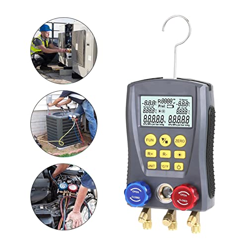 Digitales Manometer Digitaler Vakuum-Druckkrümmer-Tester-Messgeräte-Temperatur-Tester-Digital-Verteiler-Meter-Messgerät Digitales Manometer Digitaler Vakuum-Druckkrümmer-Tester-Messgeräte-Temperatur-Tester-Digital-Verteiler-Meter-Messgerät von LOMCOT