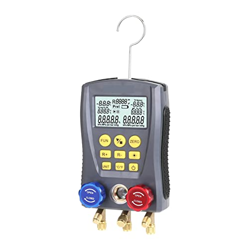 Digitales Manometer Digitaler Vakuum-Druckkrümmer-Tester-Messgeräte-Temperatur-Tester-Digital-Verteiler-Meter-Messgerät von LOMCOT