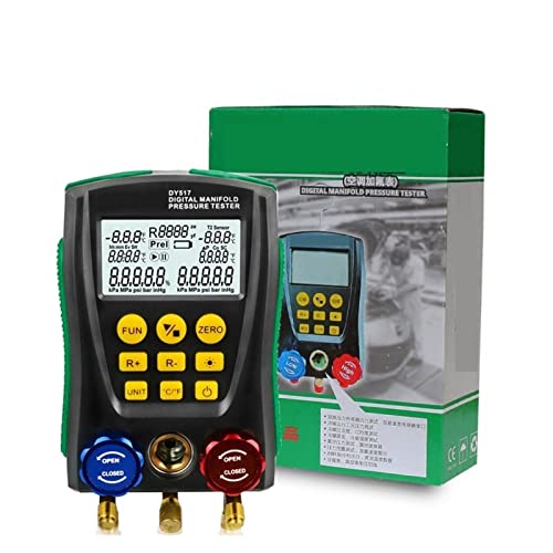 Digitales Manometer Dy517. Digital-Verteiler-Vakuum-Manometer-Vakuumdrucktemperatur-Tester digitaler Verteiler-Messgerät-Test-Reparaturwerkzeuge Digitales Manometer Dy517. Digital-Verteiler-Vakuum-Manometer-Vakuumdrucktemperatur-Tester digitaler Verteiler-Messgerät-Test-Reparaturwerkzeuge von LOMCOT