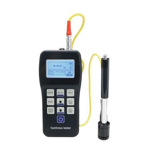 Härteprüfgerät Tragbares Leeb-Härteprüfgerät, Durometer for Metall, Stahl, LCD-Display, digitales Härtemessgerät Durometer-Tester von LOMCOT