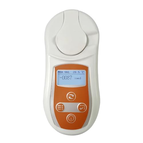 LOMCOT Refraktometer 0-75%Vol Auto -Alkohol -Refraktometer for Alkohol messen Werkzeug 0.1%Vol Auflösung digitaler Hydrometer -Konzentration Spirits Tester von LOMCOT