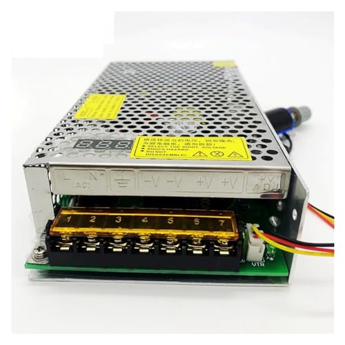 Schaltnetzteil-Adapter 200W240W Schaltnetzteil Digitalanzei 0-5V/0-12V/0-24V/0-36V/0-48V Einstellbares DC-reltes Netzteil(Digital Display,0-36V6.5A) von LOMCOT