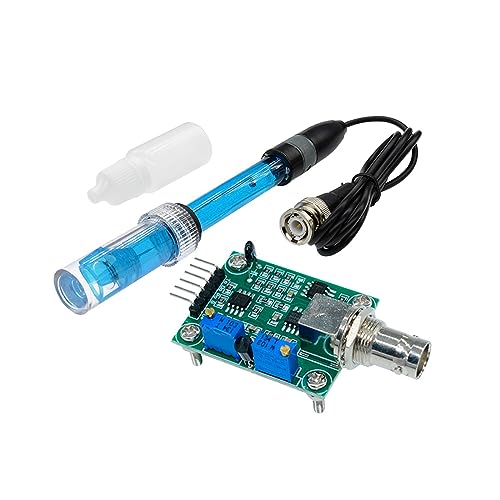 Wassertester 0-14 PH-Wert Erkennung BNC Sensor Meter Modul Elektrode Sonde Monitor Controller Board Tester Erkennung Regler(Set) von LOMCOT