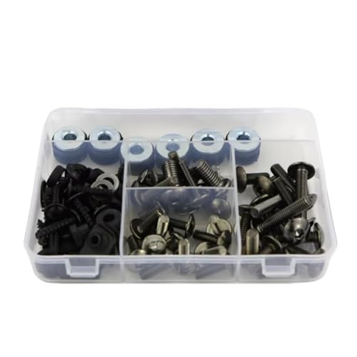 LOMGYHFD Motorrad Schrauben Kit Kompatibel Mit Suzuki Für Gsxr1100 1993-1998 Motorrad Komplette Verkleidung Schrauben Kit Karosserieschrauben Clips Geschwindigkeit Mutter Abdeckung Bolzen(Metallic) von LOMGYHFD